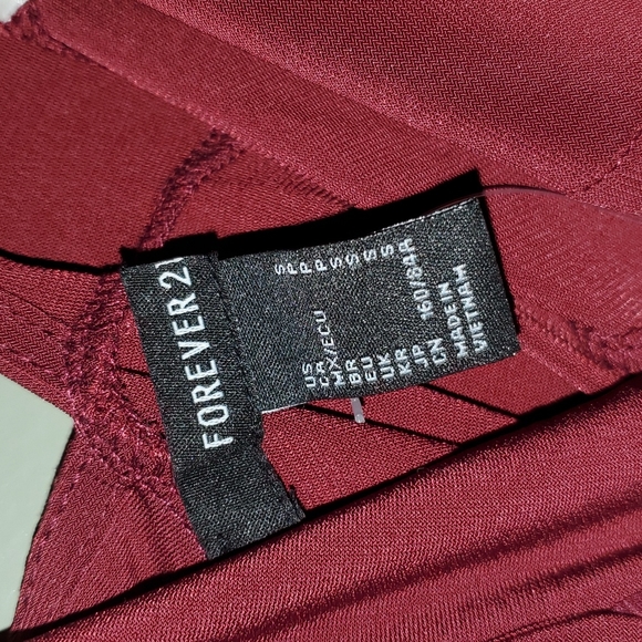 Forever 21 Wine Body Suit - Picture 2 of 5